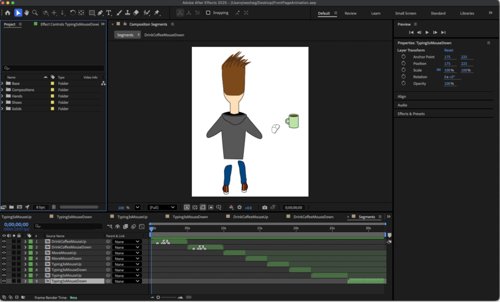 After Effects screenshot